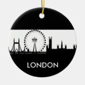 ロンドンアイデコレーション セラミックオーナメント (正面)