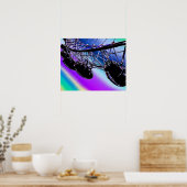 ロンドンアイデジタル画像 ポスター (キッチン)