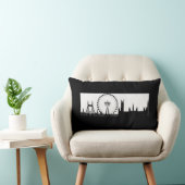 ロンドンアイフェリスホイールスカイラインロンドンピロー ランバークッション (椅子)