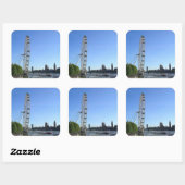 ロンドンアイフェリスホイール付きシール スクエアシール (シート)