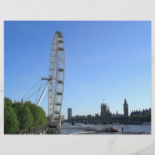ロンドンアイフェリスホイール付きフライヤー チラシ (正面)