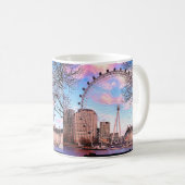 ロンドンアイ観察ホイール#2マグカップ コーヒーマグカップ (正面右)