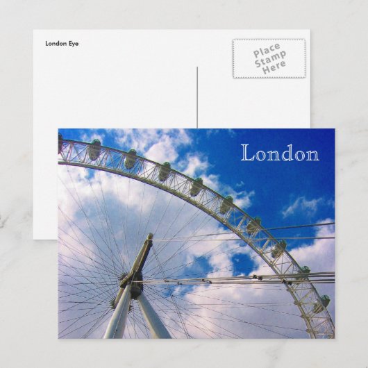 ロンドンアイ ポストカード (正面/裏面)