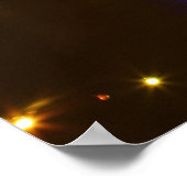 ロンドンアイ、リバー・テムズとライト ポスター (角)