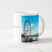 ロンドンアイ、ロンドンスカイライン ジャンボコーヒーマグカップ (正面右)
