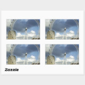 ロンドンアイ 長方形シール (シート)