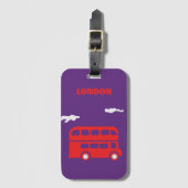 ロンドンアクリルラゲッジタグ ラゲッジタグ (正面縦)