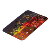 ロンドンアットクリスマスビュー冷蔵庫用マグネット マグネット (左側)