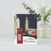 ロンドンアットクリスマスホリデーポストカード シーズンポストカード (スタンド正面)