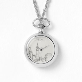 ロンドンアートスケッチシンプル 腕時計