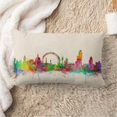 ロンドンイギリスのスカイライン ランバークッション (ブランケット)