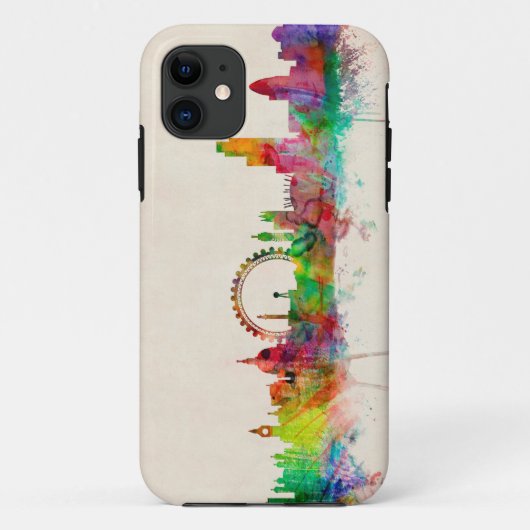 ロンドンイギリスのスカイライン Case-Mate iPhoneケース (裏面)