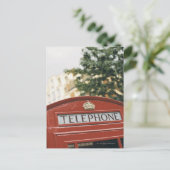 ロンドンイギリスの電話ボックス ポストカード (スタンド正面)