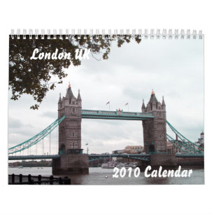 ロンドンイギリスの2010カレンダー カレンダー