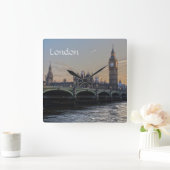 ロンドンイギリス市 スクエア壁時計 (ホーム)