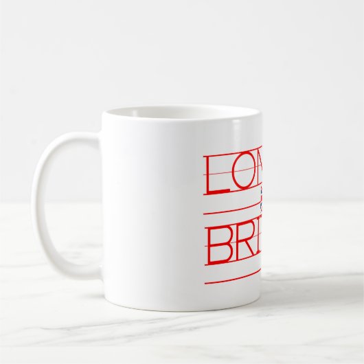 ロンドンイギリス コーヒーマグカップ (左)