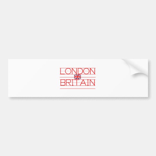 ロンドンイギリス バンパーステッカー (正面)