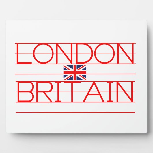 ロンドンイギリス フォトプラーク (正面)