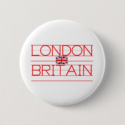 ロンドンイギリス 缶バッジ (正面)