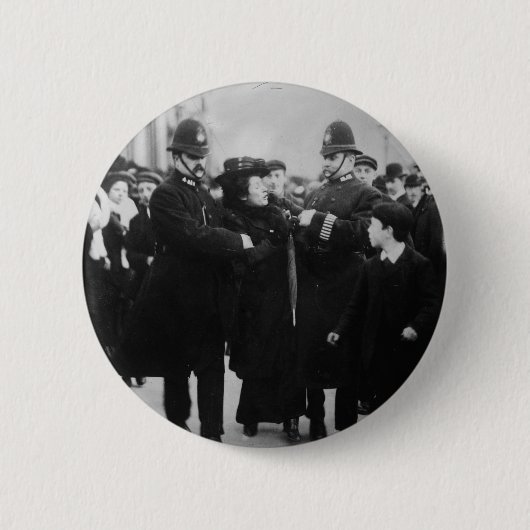 ロンドンイギリスc 1910年のSuffragetteの阻止 缶バッジ (正面)
