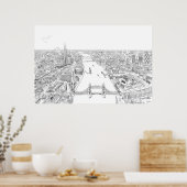 ロンドンイラストレーション ポスター (キッチン)