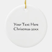 ロンドンイングランドイギリステムズリバーシティスカイライン セラミックオーナメント (裏面)