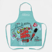 ロンドンイングランドキ統一されたングダム名前をカスタムする  エプロン (正面)