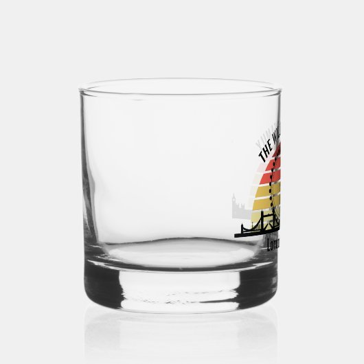 ロンドンイングランドサンセットカスタムファミリートリップ ウイスキーグラス (右)