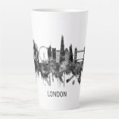 ロンドンイングランドスカイラインBW カフェラテマグ (正面)