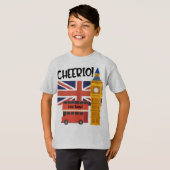 ロンドンイングランドチアオ統一されたキンドムビッグベン Tシャツ (正面フル)