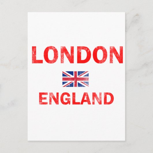 ロンドンイングランドデザイン ポストカード (正面)