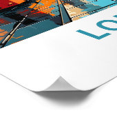 ロンドンイングランドトラベルプリント ポスター (角)