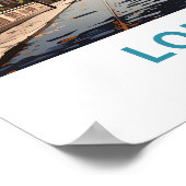 ロンドンイングランドトラベルプリント ポスター (角)