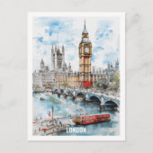 ロンドンイングランドトラベルプレイス ポストカード (正面)