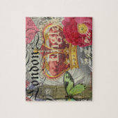 ロンドンイングランドトラベルヴィンテージヨーロッパアート ジグソーパズル (縦)