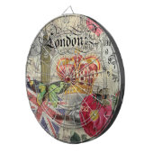 ロンドンイングランドトラベルヴィンテージヨーロッパアート ダーツボード (正面右)