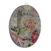 ロンドンイングランドトラベルヴィンテージヨーロッパアート ダーツボード (正面左)