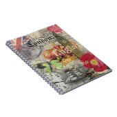 ロンドンイングランドトラベルヴィンテージヨーロッパアート ノートブック (右側)