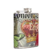 ロンドンイングランドトラベルヴィンテージヨーロッパアート フラスク (右)