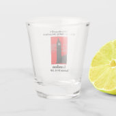 ロンドンイングランドビッグベン誕生日パーティーの旅のお気に入り ショットグラス (裏面)