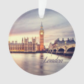 ロンドンイングランドビッグベン オーナメント (正面)