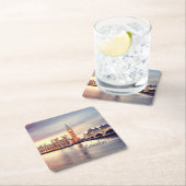 ロンドンイングランドビッグベン スクエアペーパーコースター (インサイチュ)