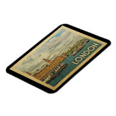 ロンドンイングランドビンテージトラベル マグネット (左側)