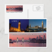 ロンドンイングランドポストカードモジゾラA Gbadamosi-Oku ポストカード (正面/裏面)