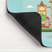 ロンドンイングランドマークスマウスパッド マウスパッド (コーナー)