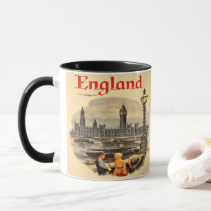 ロンドンイングランドヴィンテージスタイルビッグベン マグカップ