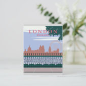 ロンドンイングランドヴィンテージ旅行ポスター ポストカード (スタンド正面)