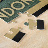 ロンドンイングランドヴィンテージ旅行 ジグソーパズル (側面)