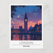 ロンドンイングランド旅行 ポストカード (正面)