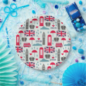 ロンドンイングランド紙プレート ペーパープレート (パーティー)